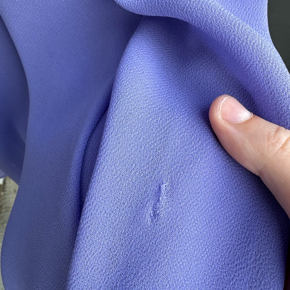 Lilac Ruffle V-Neck Maxi Dress - Picture 6 of 6
